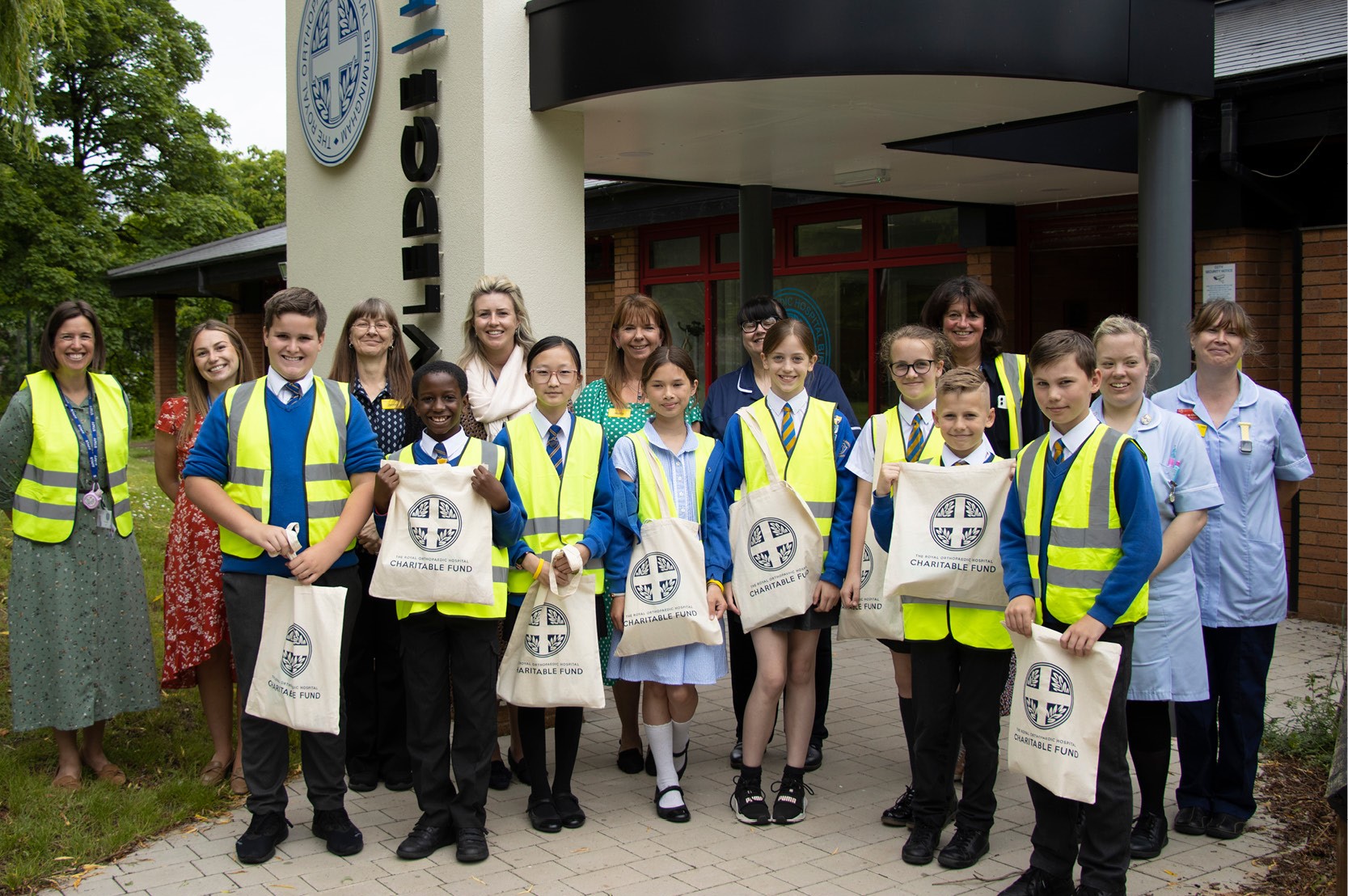 St Laurence pupils raise funds for the Royal Orthopaedic Hospital