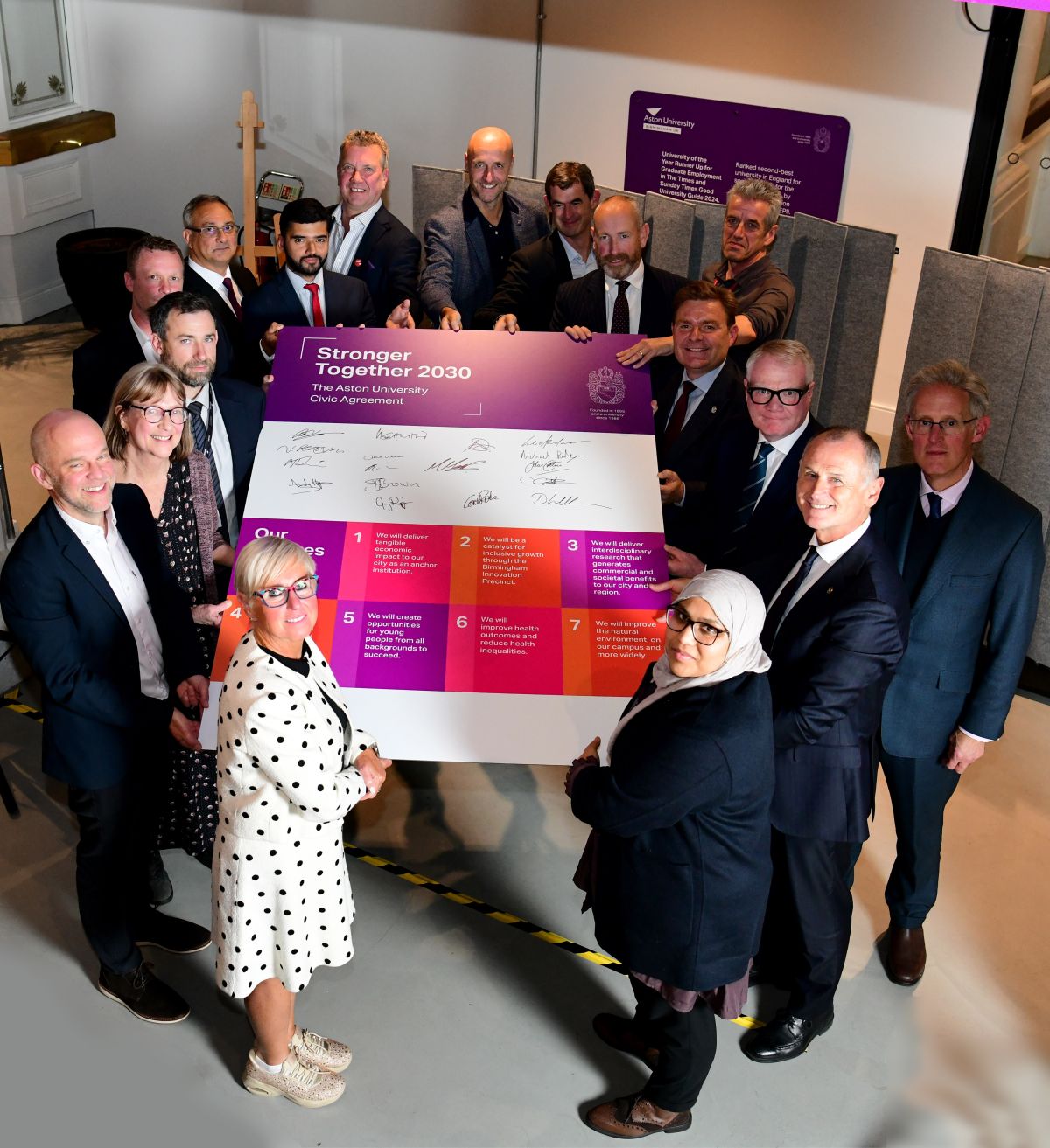 The Royal Orthopaedic Hospital signs Aston University Civic Agreement 2030